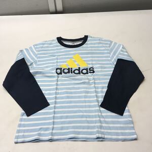 送料無料★adidas アディダス★長袖Tシャツ ロンT★ジュニア　150 キッズ#50807sNj99