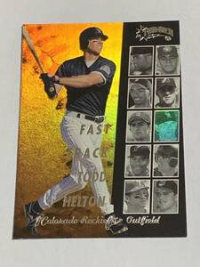 TODD HELTON 1998 FLEER CIRCA FAST TRACK INSERT ROCKIES 即決