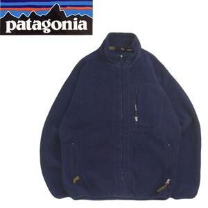 極美品 90s USA製 patagonia 蓄熱保温 シンチラ レトロカーディガン フリースジャケット レトロX メンズM パタゴニア ビンテージ 2501171