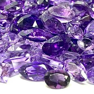 ☆紫系色石おまとめ101ct☆Oルース 裸石 宝石 ジュエリー jewelry アメジスト amethyst purple