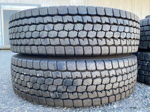 ヒ5905 送料無料☆深溝美品☆ブリヂストンBRIDGESTONE VーSteel MIX M888 225/90R17.5 127/125L LT 2本価格　2020年製