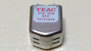 【倉庫整理】未使用 TEAC 4TR 2CH 録音ヘッド 53783006 1個 A-4300 A-5300 A-6300 A-6600 A-7300 等に?[NOS RECORD HEAD for TAPE DECK]