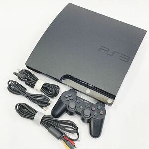 動作品 SONY ソニー CECH-2000A PS3 本体 120GB ブラック SONY PlayStation3 コントローラ×2 チャコールブラック R店0518☆