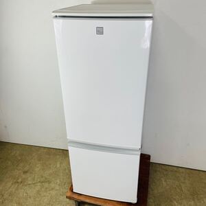 中古 SHARP SJ-17E7-KW 2020年製 167L 冷蔵庫 2ドア冷蔵庫 2ドア 冷凍冷蔵庫 左開き 