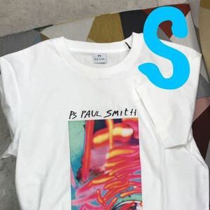 選べる2色◇Paul Smith 半袖 オーガニックコットン Tシャツ S XS Tee ポールスミス ユニセックス 男女兼用 白Tシャツ 半袖 ショッパー袋付