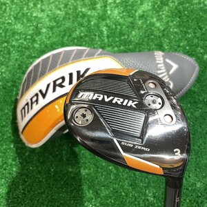 【レア中古】キャロウェイ/Callaway マーベリックサブゼロ/ＦＷ/MAVRIK SUB ZERO/＃3/3W/15度 15° アッタス11-6-X/工房組立品★