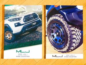 MLJ WHEEL パンフレット 2022年 ホイール 4×4 カタログ 2点 SUV 4WD XTREME J エクストリーム XJ DAYTONA デイトナ ハイペリオン VENATICI