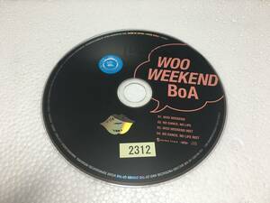 ●R1-46　レンタル落ち　シングルCD　BoA　/　WOO WEEKEND　CDのみ 【同梱不可】