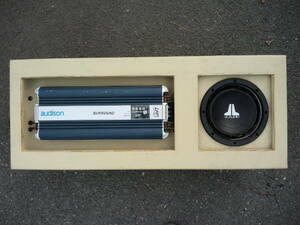 中古ウーファーボックス JL AUDIO SUB WOOFERサブウーファー AUDISON AMPLIFIRE LRX6 SRオーディソン ALPINE PXA-H701 MULTI MEDIA MANAGER