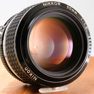 動作品 Nikon Ai-s AIS Nikkor 50mm f/1.2 AIS ニッコール MFレンズ 作例有り -C82