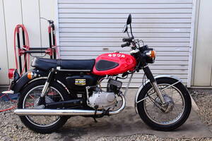 カワサキB1 KC125A 赤タンク　低走行実働車