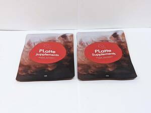 【18459】 未開封 PLatte プラッテ Supplements サプリメント 30粒入り 2個 賞味期限2025年8月 乳酸菌 バイオペリン ビタミンD イヌリン