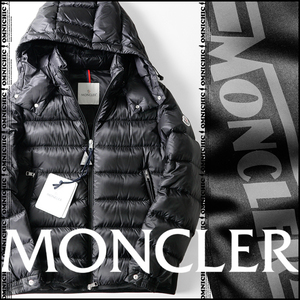 新品■希少なVERTE/安心の国内正規品【MONCLER】モンクレールスポーティーな高級感/間違いない逸品ビックロゴフーデッドダウンジャケット2L