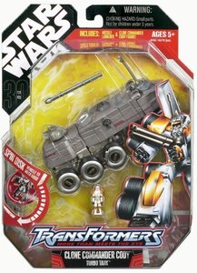 【中古】 スター・ウォーズ トランスフォーマー コマンダー・コーディ/クローン・ターボ・タンク