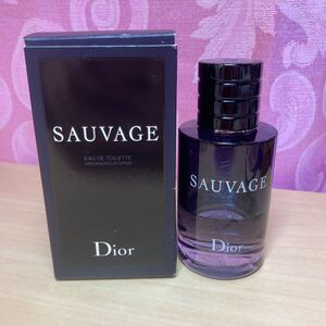 ディオール　ソヴァージュ　オードゥトワレ　60ml Dior SAUVAGE ソバージュ　オードトワレ　EDT CD 香水　フレグランス　パフューム　中古