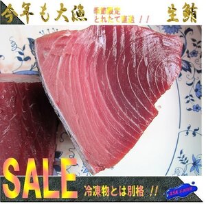 ホボ中トロ「赤身+天身 1.1kg」黒まぐろ、脂のってます。