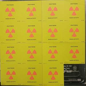 初回16pステッカー付属 米CAPITOLオリジLP ハイプ付き Kraftwerk / Radio-Activity 1975年 ST-11457 CAPITOL刻印 クラフトワーク 放射能