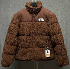 新品 USAモデル THE NORTHFACE　HP NUPTSE JKT ノースフェイス ハイパイルヌプシダウンジャケット　US-M　ブラウン 600FILL