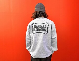 灰XL スタンダードカリフォルニア × バンズ ロゴ スウェット STANDARD CALIFORNIAVANS × SD Logo Sweat