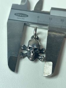 CRAZY PIG クレイジーピッグ SKULL & CROSSBONES PENDANT シルバー925