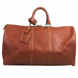 【1円～】 ルイヴィトン LOUIS VUITTON バッグ ボストンバッグ キーポル45 エピ M42978 VI0970 レザー ブラウン 付属品付き 中古