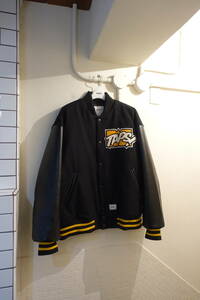 WTAPS スタジャン　袖レザー　222BRDT-JKM01S　 WTAPS VARSITY JACKET　サイズ03