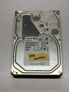 A18690)3.5インチ TOSHIBA MD04ACA600 6000GB 47回20097Hr 現状品 中古動作品