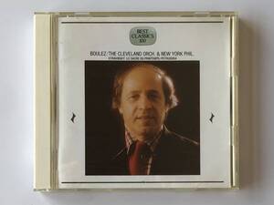 BOULEZ / THE CLEVELAND ORCH. & NEW YORK PHIL. / STRAVINSKY : LE SACRE DU PRINTEMPS / PETRUSHKA CD USED ブレーズ ストラヴィンスキー