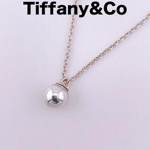 【極美品】Tiffany＆Co ティファニー ハードウェアボール ネックレス