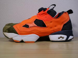 ◇ Reebok リーボック INSTAPUMP FURY インスタ ポンプフューリー オレンジ カーキ【V67791】◇ 26.5cm スニーカー