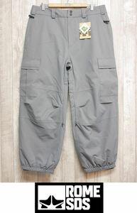 【新品:SALE】24 ROME SDS BAGGY CARGO PANTS - Lサイズ - BLUE GRAY 正規品 スノーボード ウェア パンツ