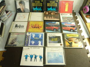 ユ)　CD１８セット[THE BEATLES/ジョン・レノン　まとめ売りいろいろ]中古