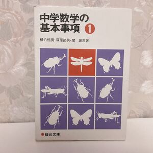 【絶版・希少】 中学数学の基本事項1 駿台文庫 植竹恒男