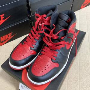 美中古 NIKE AIR JORDAN 1 HIGH THE RETURN 28.0cm US10 768861-001