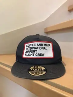 美品 coffee and milk デニムキャップ