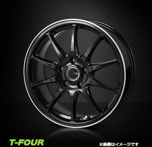 モンツァジャパン JPスタイルR10 アルミホイール4本 1台分(15×6J 5-100 INSET45)トヨタ プリウス(パールブラック)