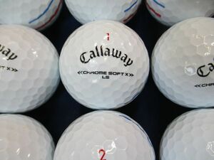 4857【特A級】キャロウェイ Callaway CHROME SOFT/X/LS トリプルトラック 20個