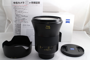 ★極上品★ Carl Zeiss カールツアイス 単焦点レンズ Otus 1.4/28 ZE ブラック #6293