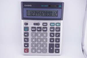 CASIO　12桁　大型電卓　DM-1200ET　カシオ　計算機　プロ用　約 縦20ｃｍ