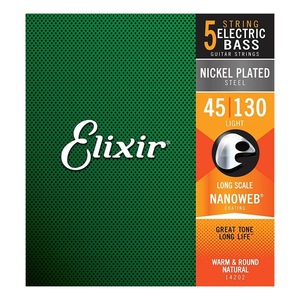 エリクサー ELIXIR 14202 5string Light Long Scale 45-130 5弦ベース用セット弦