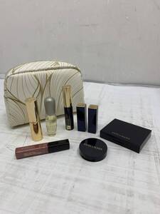 送料無料h65411 ESTEE LAUDER エスティーローダー リップスティック グロス アイシャドウ 香水 マスカラ ポーチ付きまとめ