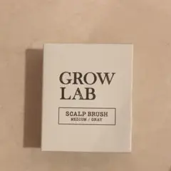 GROW LAB スカルプブラシ　硬さ　ミディアム　色　グレー