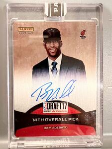 超絶レア直書25枚限定 Draft RC Auto 17 Panini Bam Adebayo バム・アデバヨ NBA 直筆 ルーキー サイン ヒート Heat バスケ All-star Final