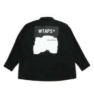 未使用　19AW WTAPS JUNGLE LS COTTON CANVAS Mサイズ 黒　　ダブルタップス