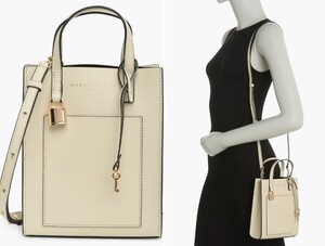 US限定!!　2024aw　MARC JACOBS マーク ジェイコブス Micro Leather Tote　　LAから最新本物をお届け!!