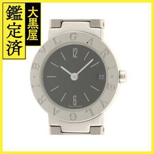 BVLGARI ブルガリ　レディース クオーツ　ブルガリブルガリ BB23SS　ブラック文字盤 SS2144000217728【208】