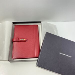 BURBERRY バーバリー リベラシリーズ　ブックカバー　ノバチェック　牛革