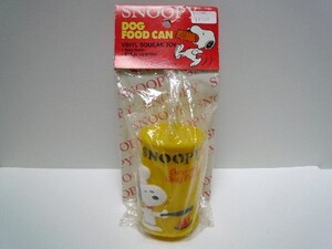 80’ｓ　デッドストック　DOG FOOD CAN　ビンテージ　スヌーピー　SNOOPY　ソフビ　犬　ペットに