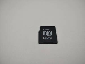  256MB　メガバイト　Lexar　miniSDカード　メモリーカード　ミニSDカード