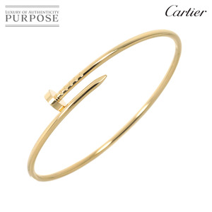 カルティエ Cartier ジュストアンクル スモール SM #18 ブレスレット K18 YG イエローゴールド 750 Juste Un Clou Bracelet 90260822